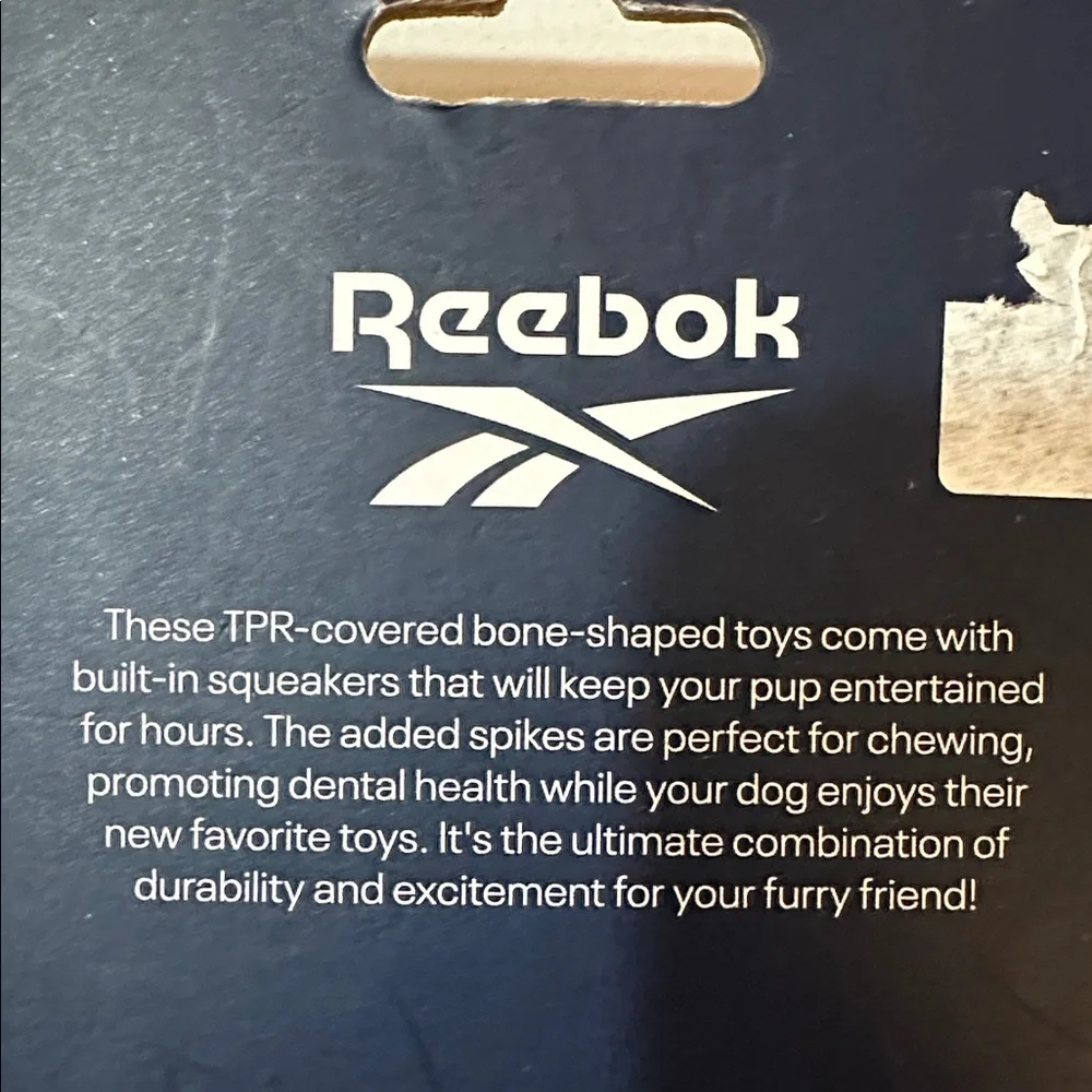 Reebok Dog Toys Christmas Bones